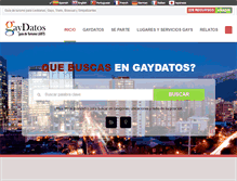 Tablet Screenshot of gaydatos.com